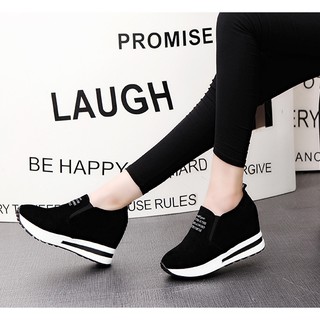 Giày Sneakers Nữ Độn Đế 6cm Mã H71