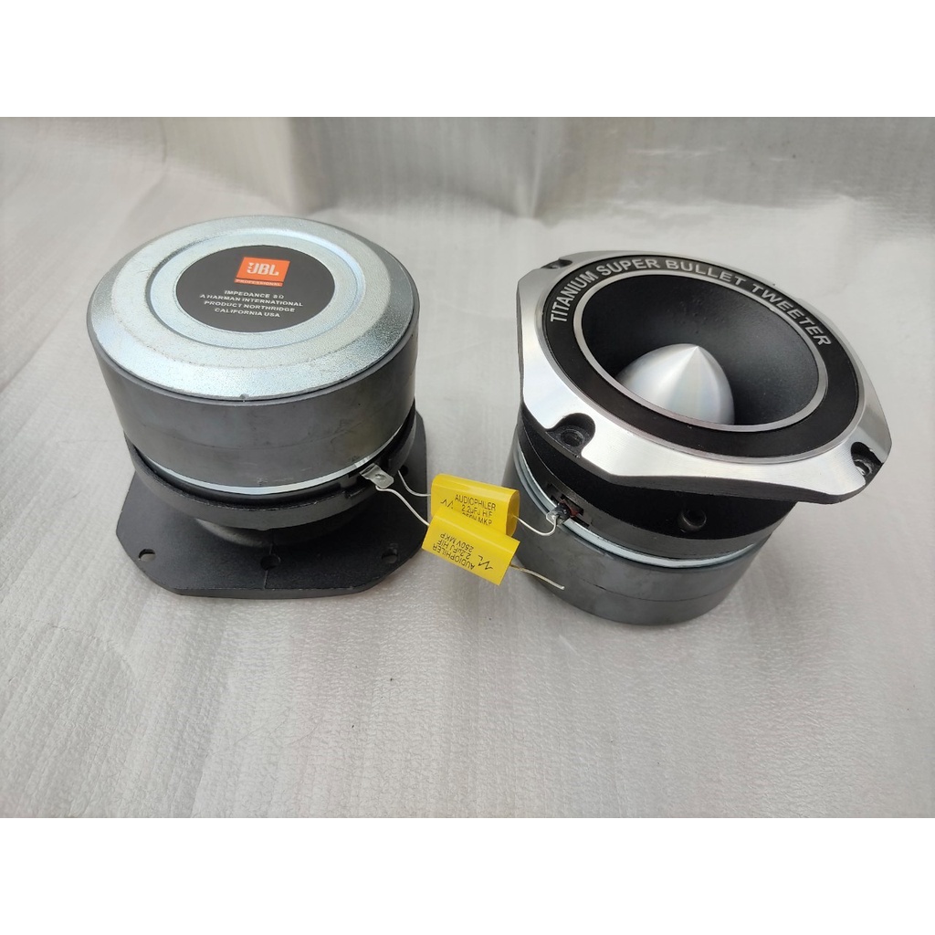 BỘ 02 CỦ LOA SUPER TRÉP TITANIUM JB L KIM LOẠI - TỪ KÉP 9CM CÔN 45MM - LOA TRÉP RỜI