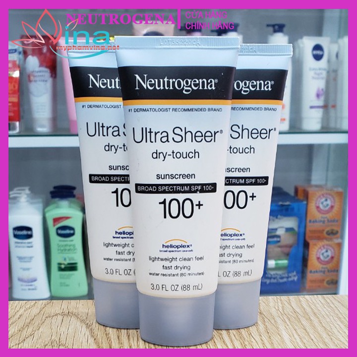 Kem Chống Nắng Neutrogena Ultra Sheer SPF 100 88ml