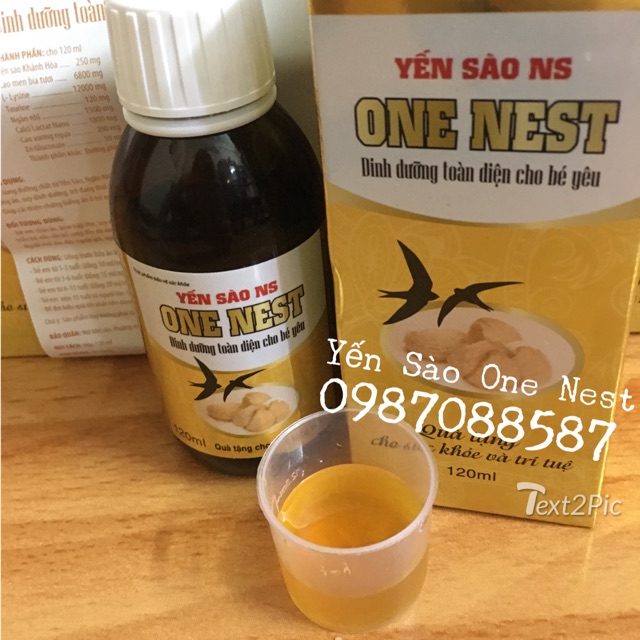 {NHÀ PHÂN PHỐI ĐỘC QUYỀN} SIro YẾN SÀO ONE NEST- GIải pháp cho bé biếng ăn, chậm tăng cân, hay ốm vặt