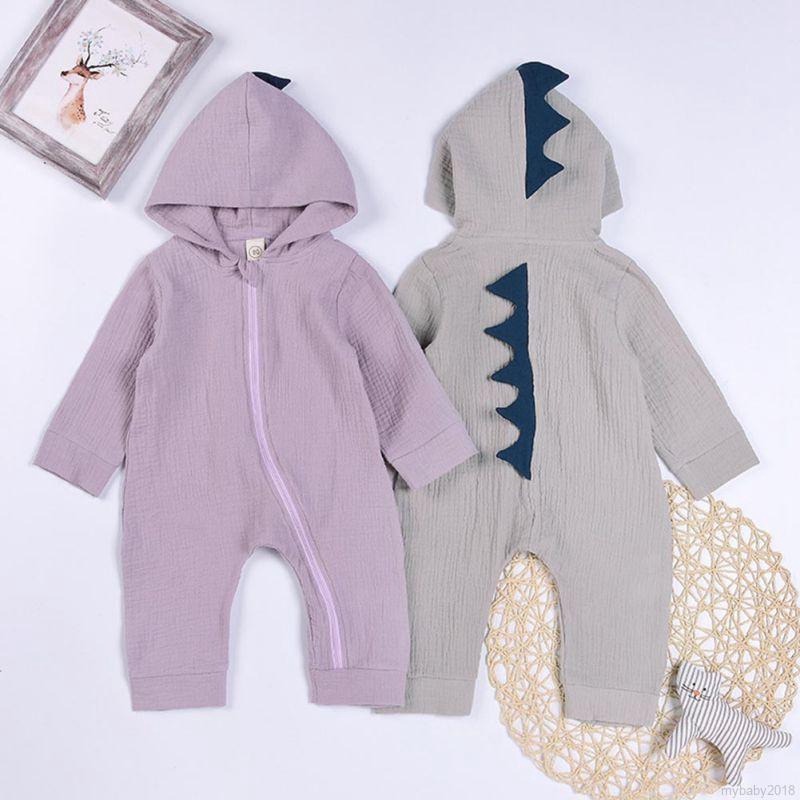 Jumpsuit cotton dài tay mềm mại cho bé