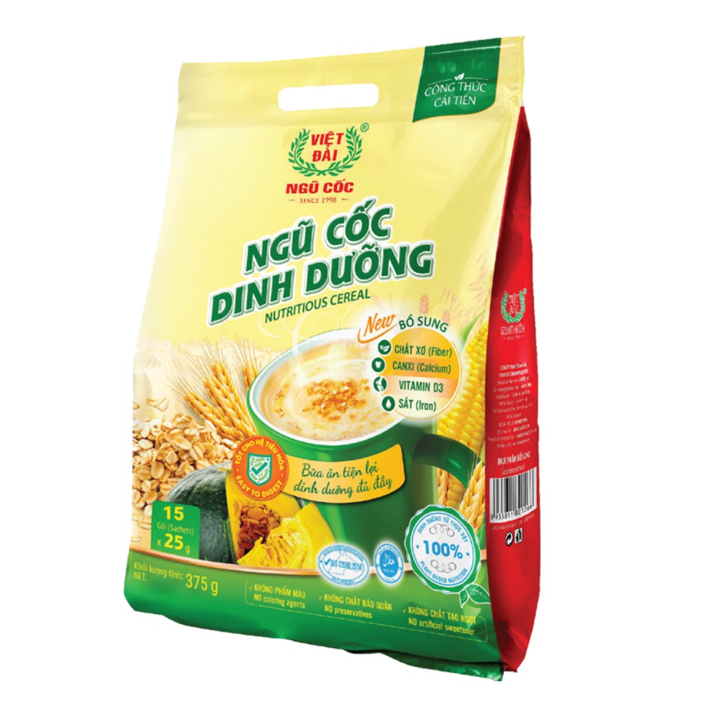 Bột ngũ cốc dinh dưỡng Việt Đài túi 375g | BigBuy360 - bigbuy360.vn