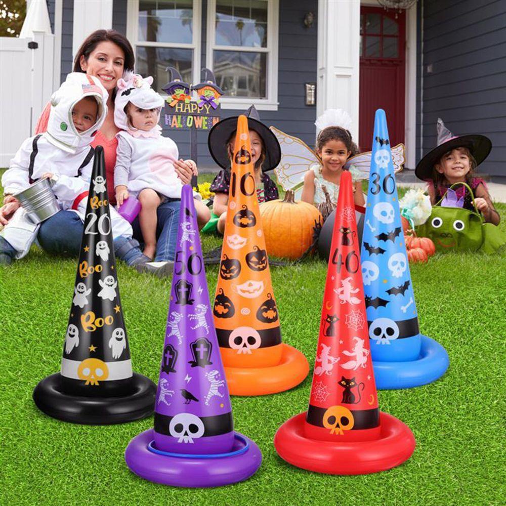 Nón Phù Thủy Bơm Hơi Cho Trẻ Em DIY