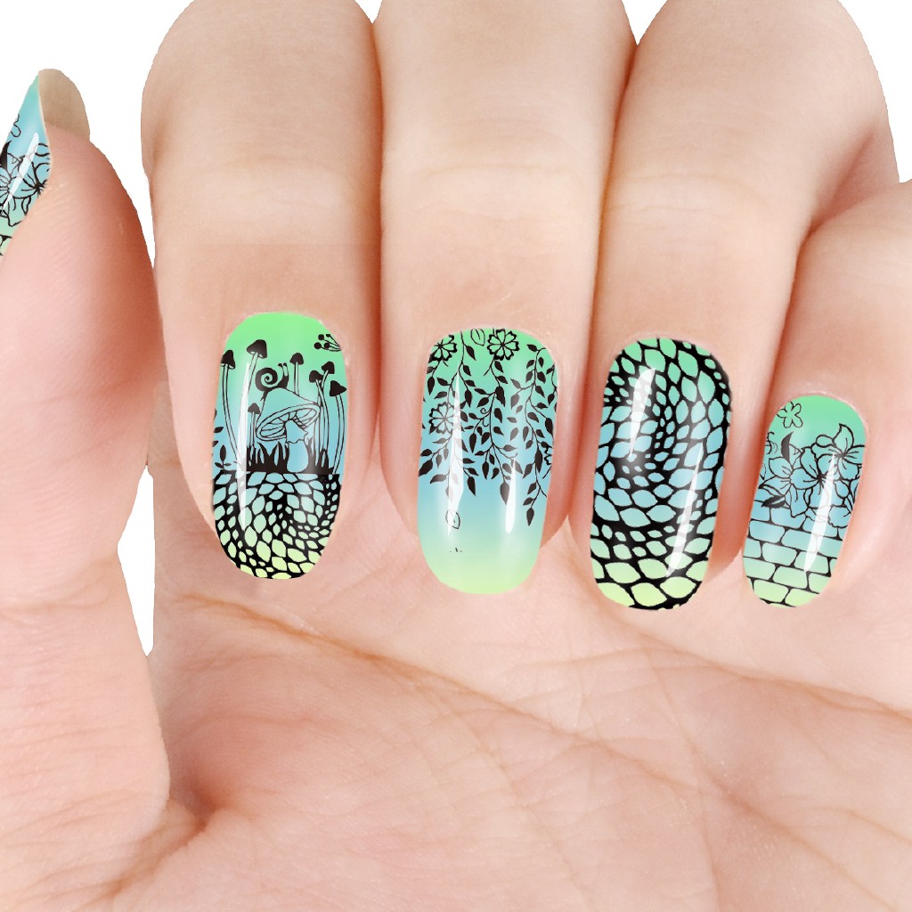 BEAUTYBIGBANG 6*12cm Nail Stamping Plates Birds Flower Animal Pattern Nail Art Stamp Stamping Template Image Plate