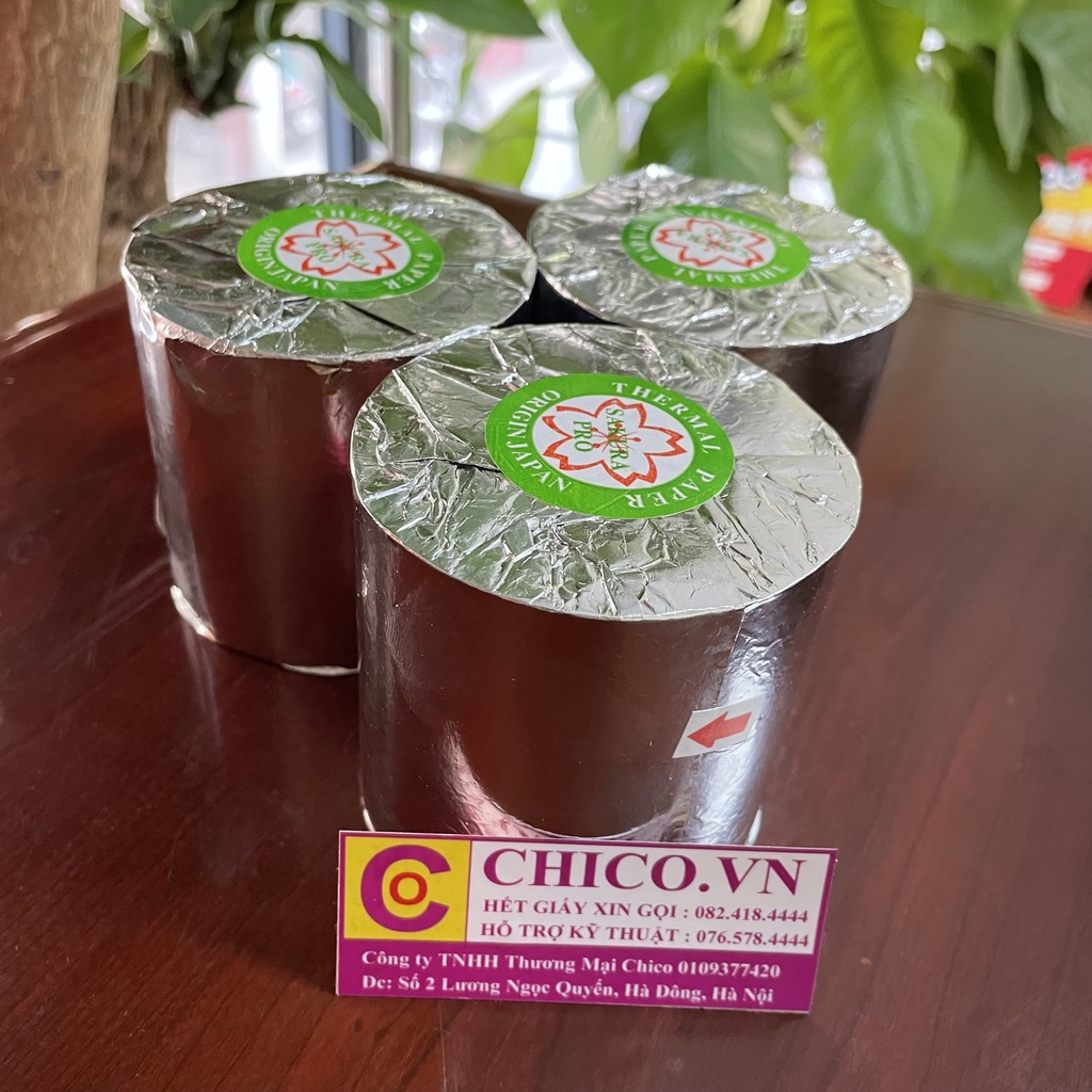 [SALE 5%] 50 Cuộn giấy in hóa đơn Sakura k80x80 giấy in bill giá rẻ nhất chất lượng tốt
