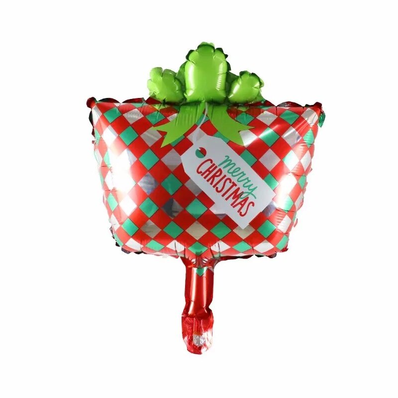 1 Bong Bóng Lá Nhôm Hình Bông Tuyết / Ông Già Noel / Ông Già Noel / Người Tuyết Dễ Thương Trang Trí Tiệc Giáng Sinh / Năm Mới