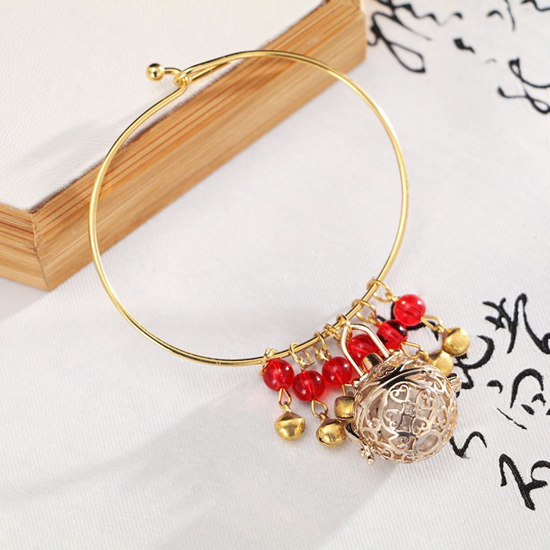 Lắc tay cổ trang cung đình cung linh thả lục lạc phát sáng phụ kiện cổ đại Trung Quốc