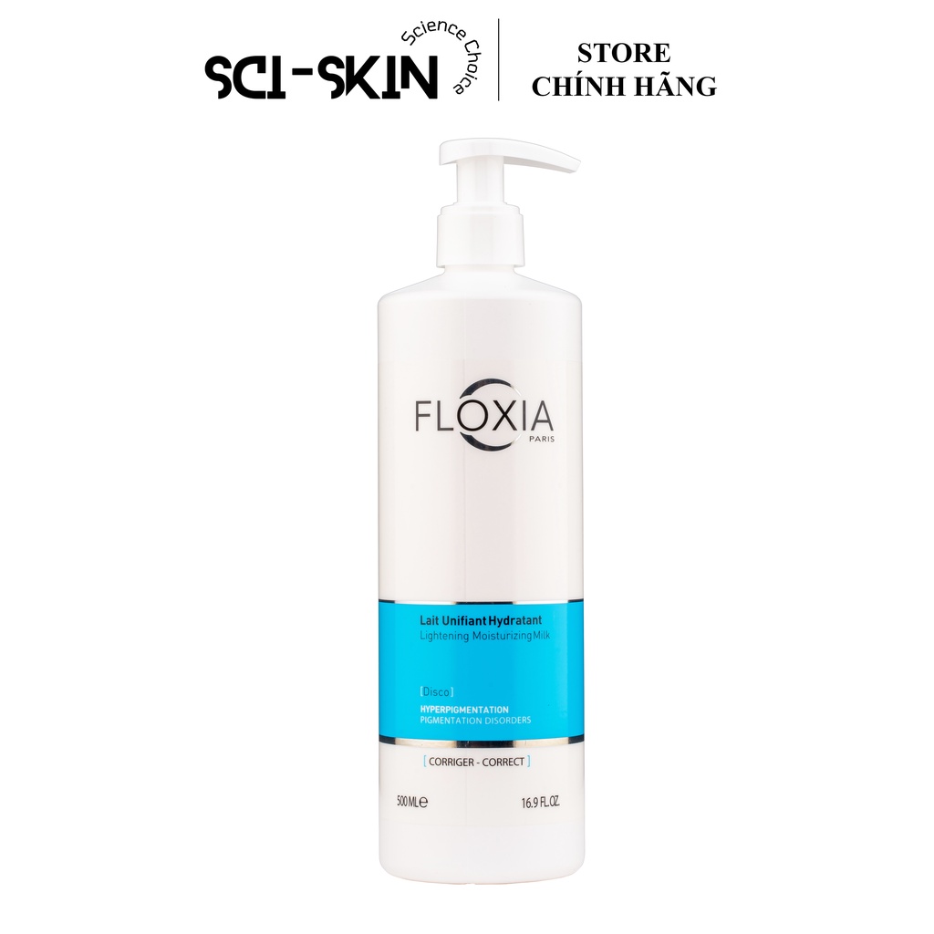 Sữa dưỡng thể làm sáng da FLOXIA LIGHTENING MOISTURIZING MILK 200ml, 500ml - Giải pháp dưỡng trắng an toàn