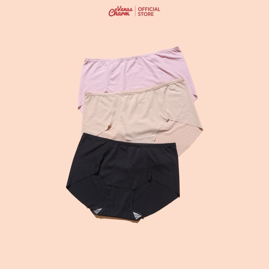 Quần lót thun mịn không viền ôm vòng 3 Venus Charm 9525