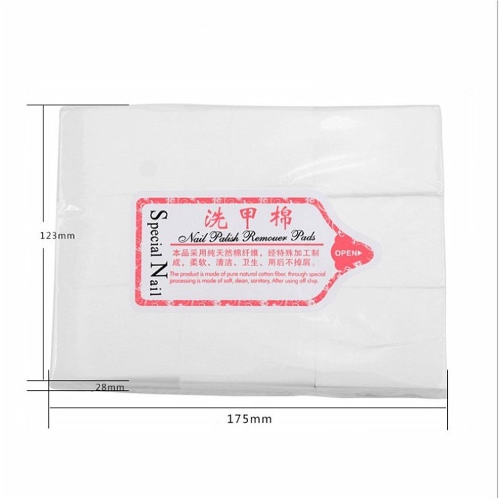 Giấy lau gel nail Loại 1000 tờ không xơ