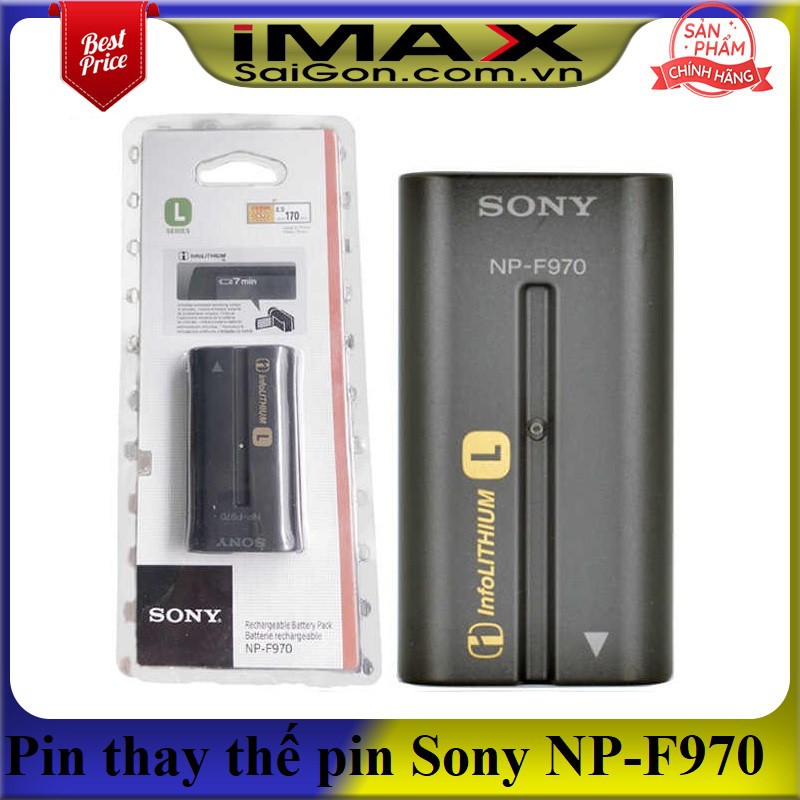 Pin thay thế pin máy ảnh Sony NP-F970