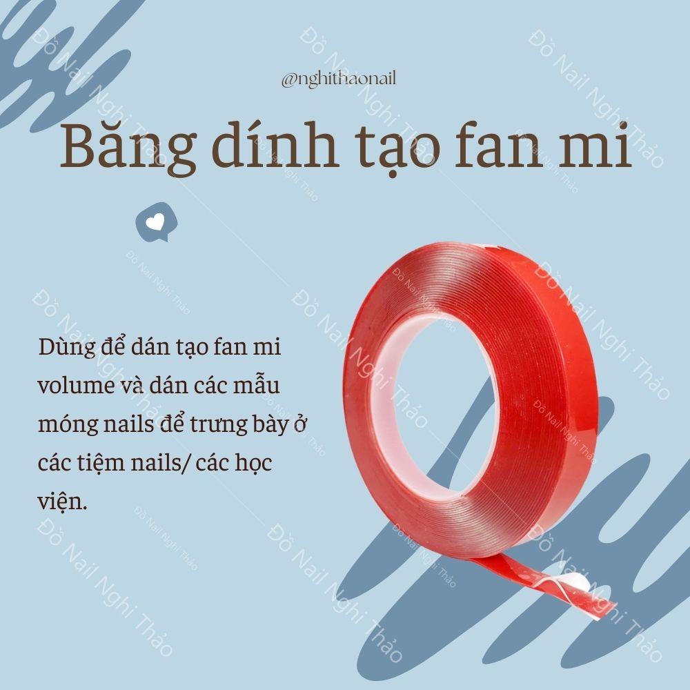 Băng dính tạo fan mi , băng keo dán mi