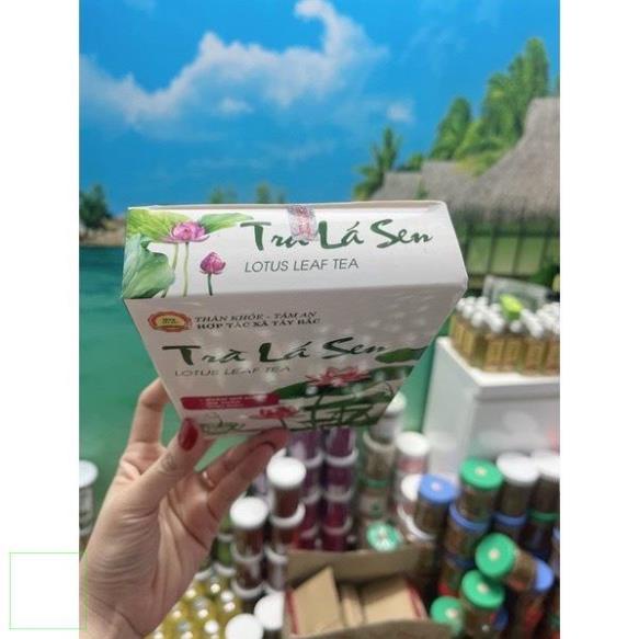 1 hộp 25 gói Trà lá sen túi lọc thơm ngon thượng hạng