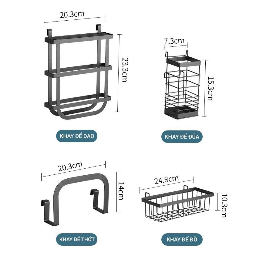 Kệ Chén Đa Năng Size 95 Cm - Giá Để Bát Đũa Tiện Lợi ( KCDN01)