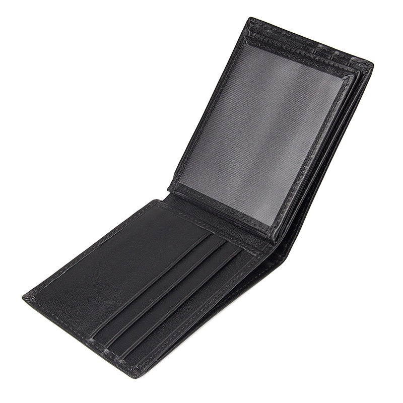 Ví Nam Sang Trọng Dáng Đứng Ngang có nhiều ngăn đựng thẻ - Bóp Da Nam Siêu Bền, Đẹp có 2 màu Nâu & Đen