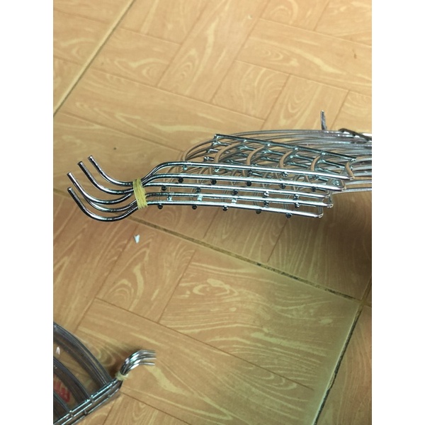 Vỉ gác chảo ráo dầu chiên inox 6 nan loại dày 3 cỡ 36cm 42cm 47cm