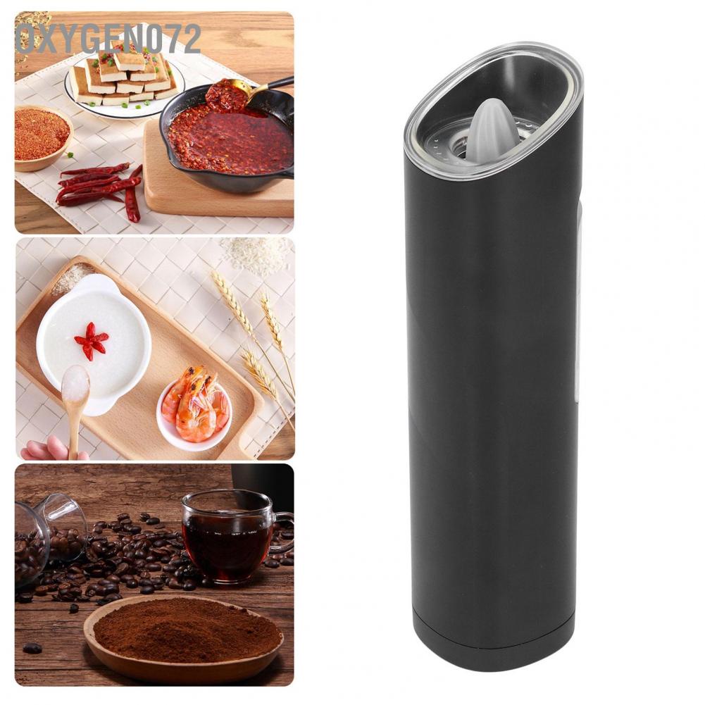 dụng cụ xay tiêu - Máy xay hạt tiêu bằng điện nhựa cho nhà bếp Nhà hàng cắm trại Đồ nướng Oxygen072 【không có pin】
