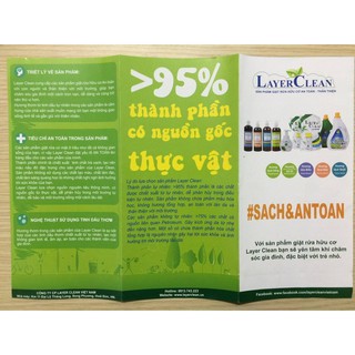 Nước rửa tay dạng bọt Layer Clean 330ml