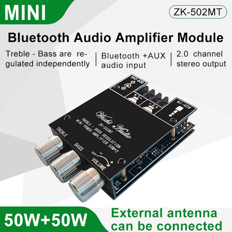 Bảng Mạch Khuếch Đại Âm Thanh Subwoofer Bluetooth 5 0