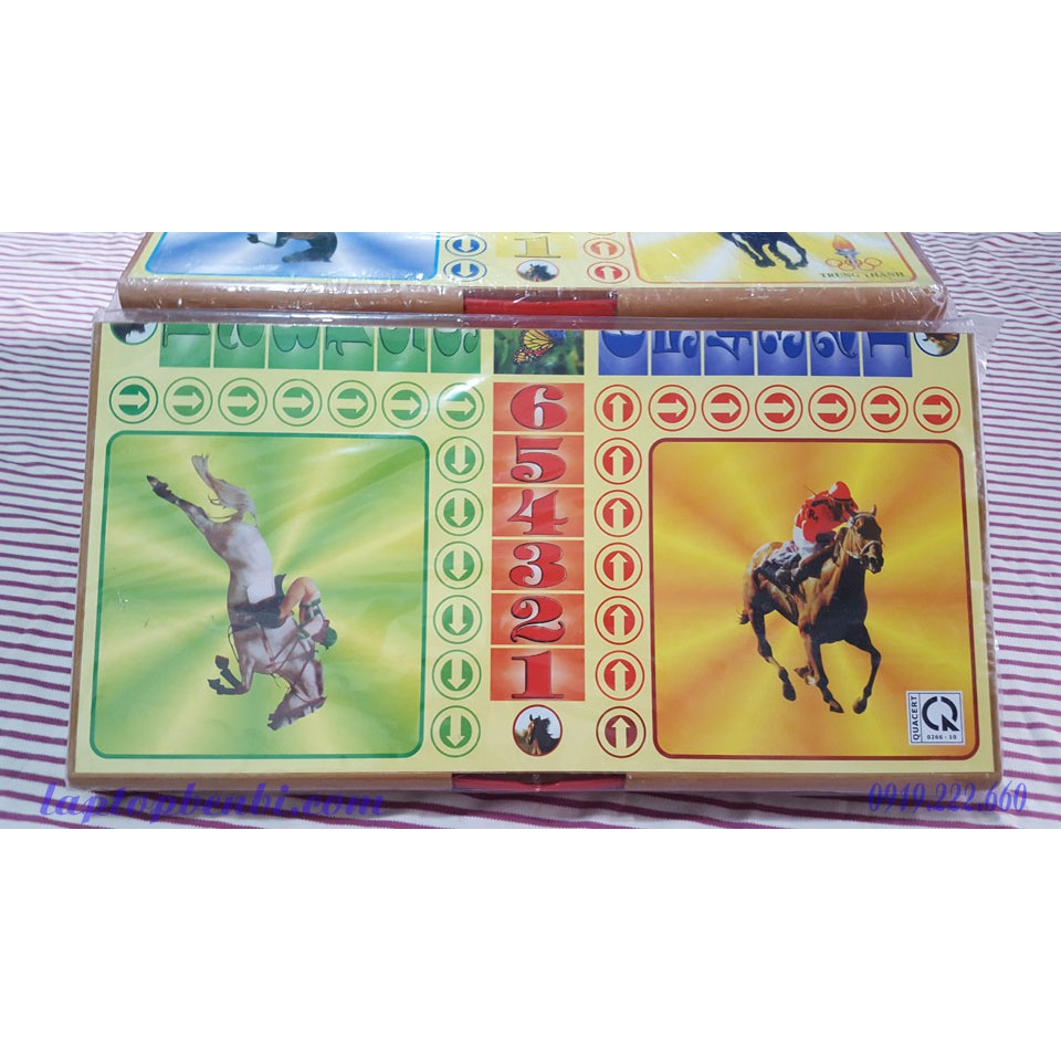 Bộ đồ chơi cờ cá ngựa lớn Trung Thành - Kích thước Ngang 42cm - Dọc 44cm