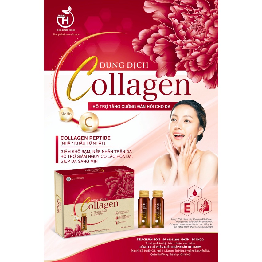 Collagen peptide dạng nước uống Nhật Bản  collagen giúp căng bóng da, giúp đẹp da