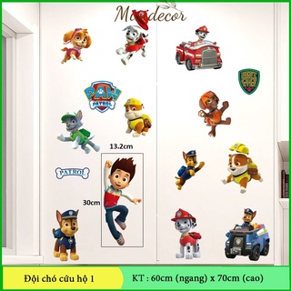 Decal đội chó cứu hộ ZY1468