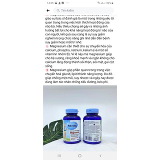 Sản phẩm Magnesium Mivolis Đức 300v