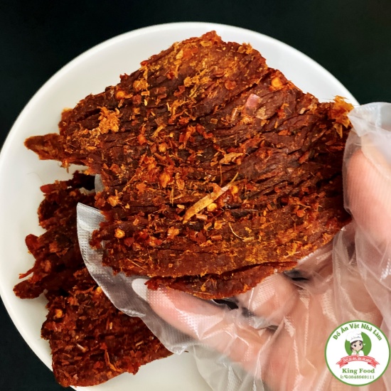 Khô bò xé miếng loại ngon, 1KG| KingFood - Thế Giới Đồ Ăn Vặt - Đồ Ăn Vặt Hà Nội