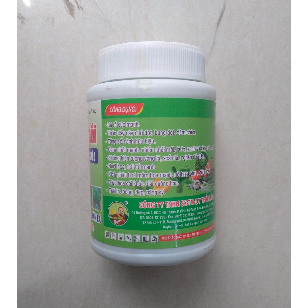 Phân bón vi lượng NPK 33-11-11 Vua Đâm Chồi hủ 100g - Giúp Ra Đọt Đều, Xanh Lá, Chống Nghẽn