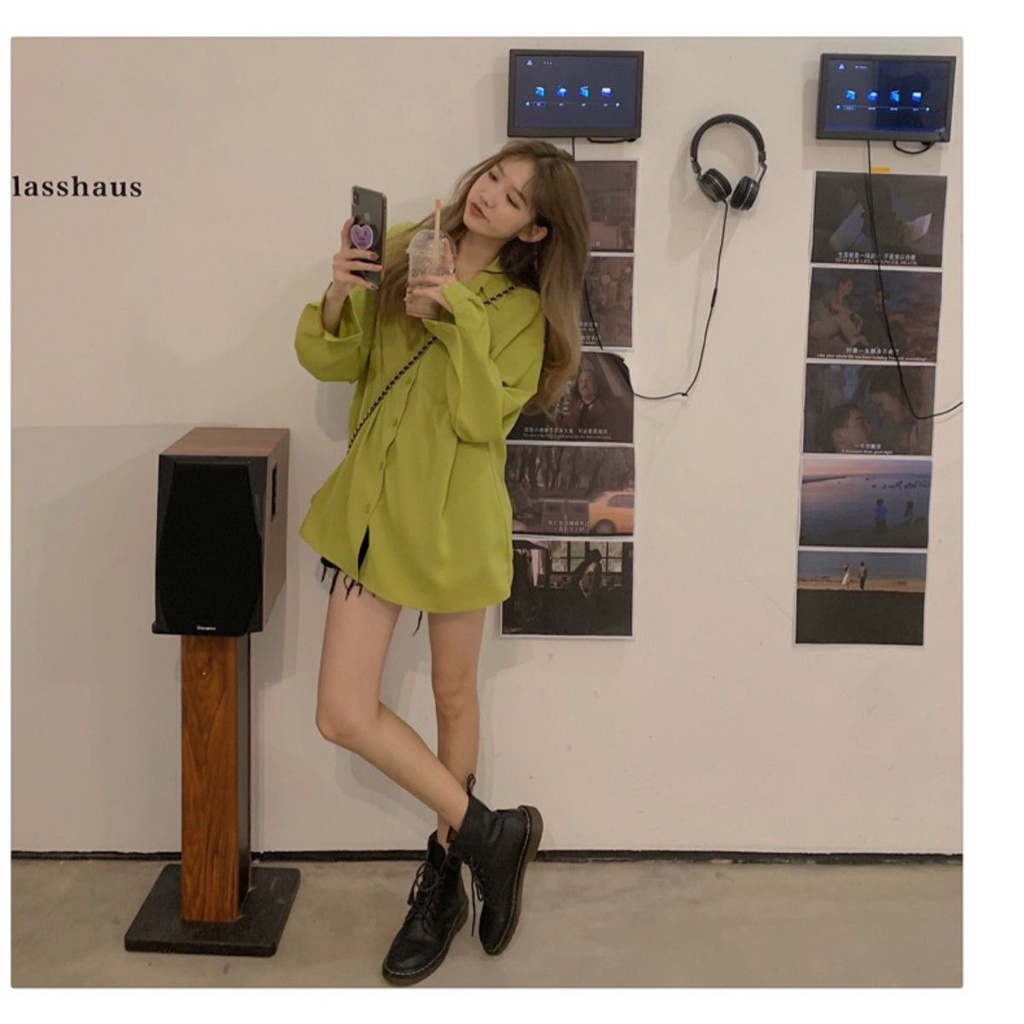 Áo Sơ Mi Voan Mỏng Dáng Rộng Thời Trang Dành Cho Nữ