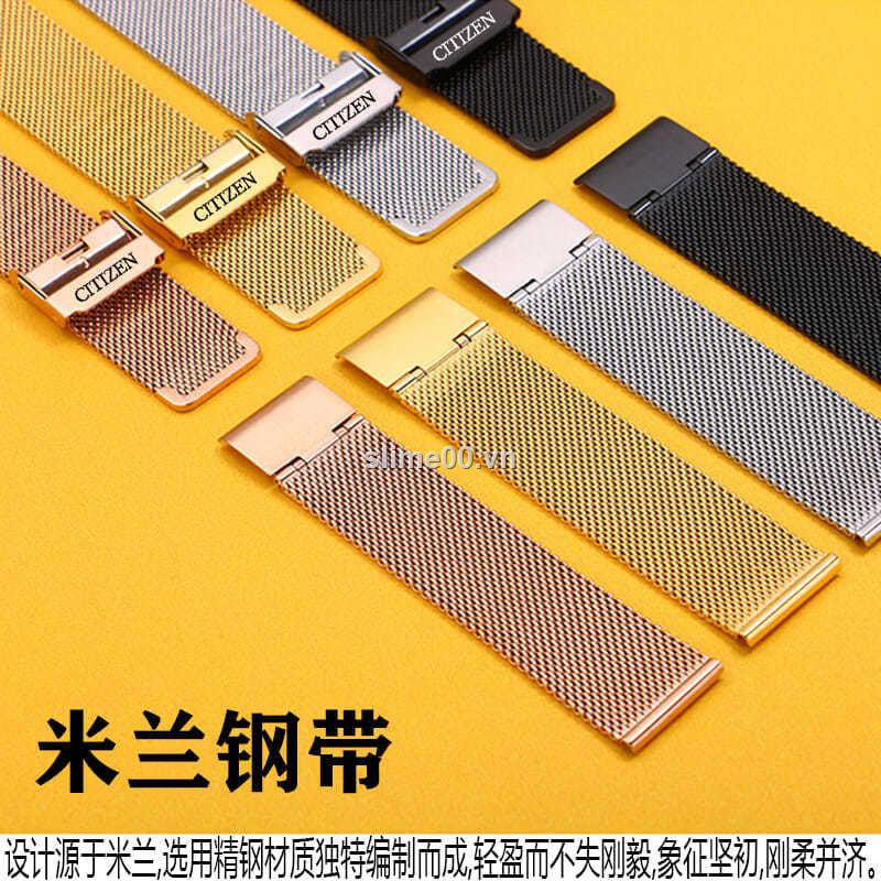 Dây đeo đồng hồ nam nữ citizen/citizen màu tùy chọn BM8475