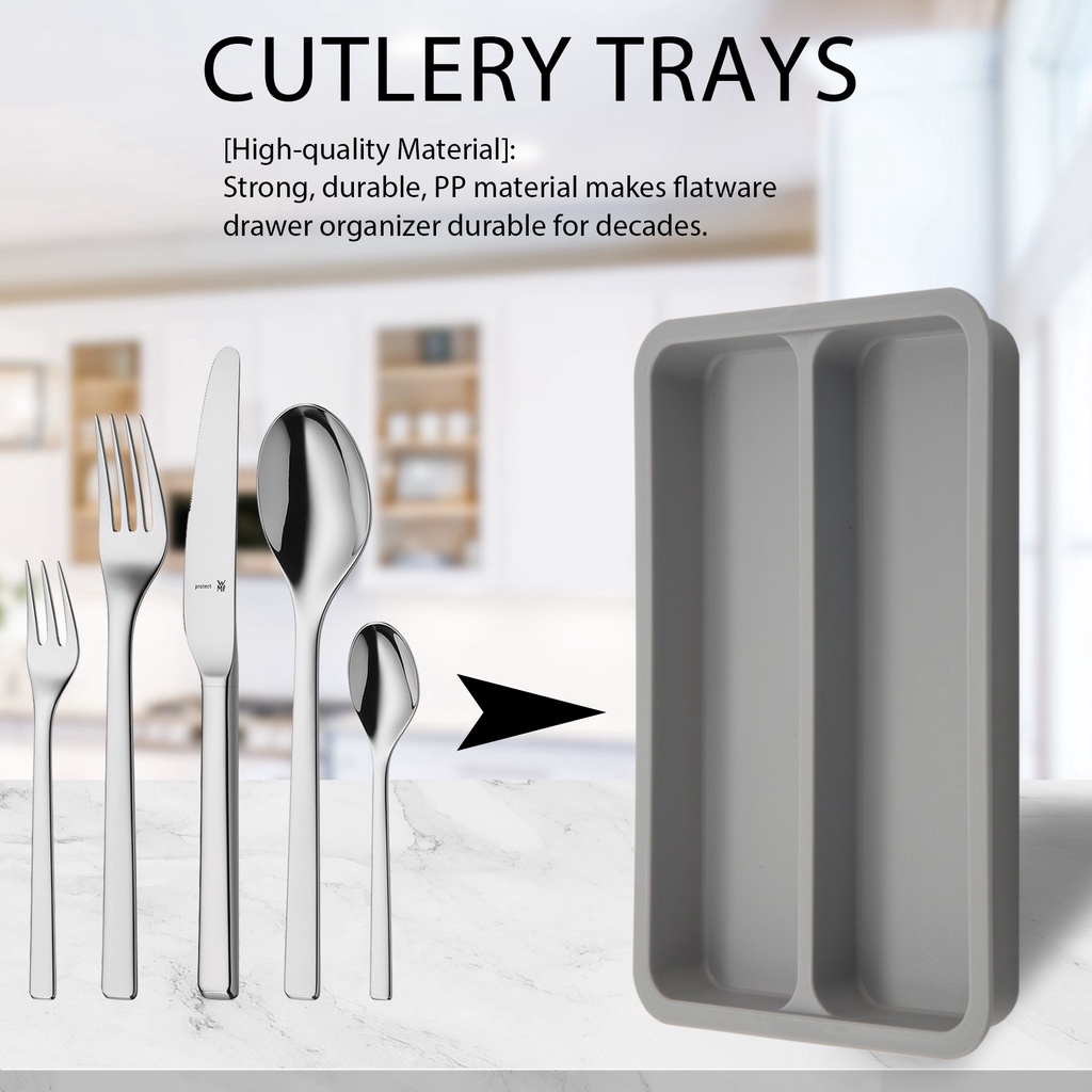 Khay Đựng Dao Kéo Có Thể Điều Chỉnh Đa Năng Tiện Dụng Cho Nhà Bếp