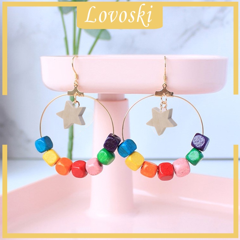 Bộ 50 Hạt Gỗ Dùng Làm Trang Sức Diy