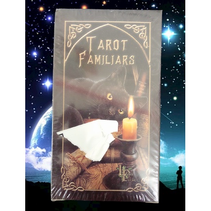 Bộ bài Tarot Cat Familiars 78 lá, dành cho người mới bắt đầu