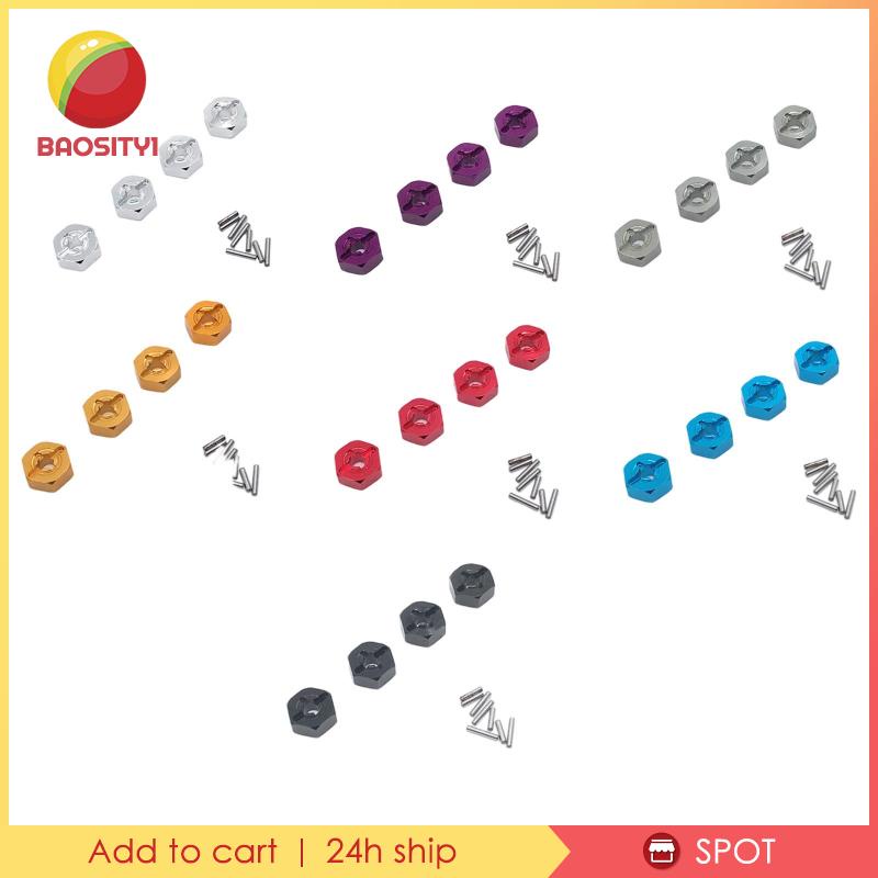 Set 4 Ốc Lục Giác Chuyên Dụng Cho Xe Hơi Điều Khiển Từ Xa Wltoys 1/14 14400 124019