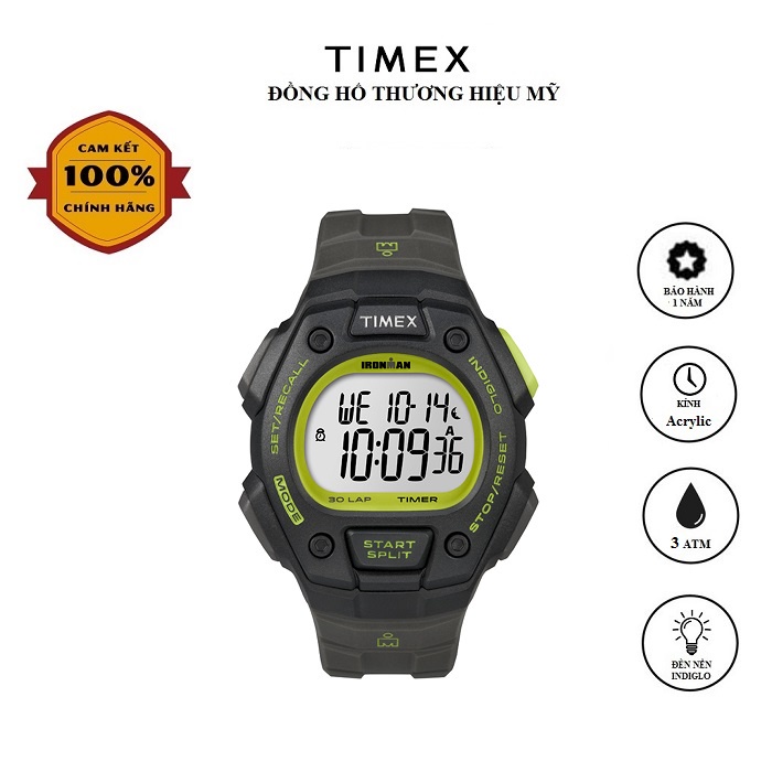 Đồng hồ Nam Timex IRONMAN Classic 30mm T5K824 - Chính Hãng