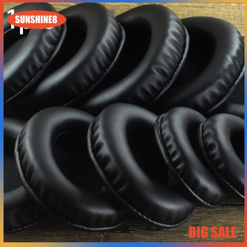 【SUN】Oval Earphone Earpads Ear Cushion Headset Earmuffs Leather Headphone Covers