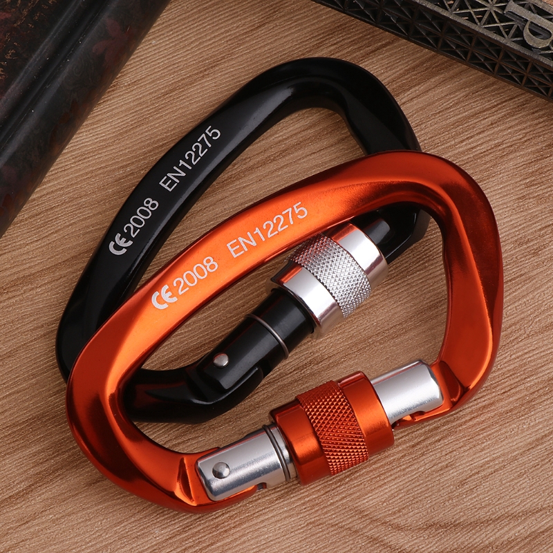 ★yong♣  25kN Carabiner Buckle Aluminum Alloy Hook Climbing Camping Outdoor Survival Tool