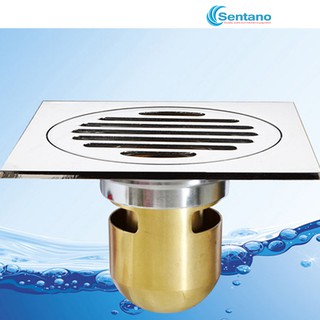 Phễu thoát sàn ngăn mùi bằng đồng cao cấp - hố ga thoát nước siêu nhanh ( Đầu đồng kiểu đạn )