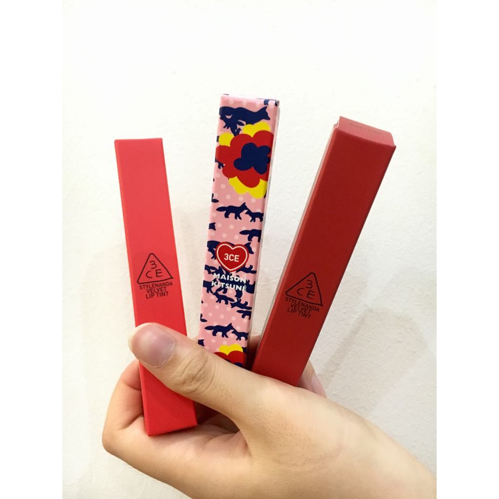 Son 3CE Maison Kitsune Velvet Lip Tint