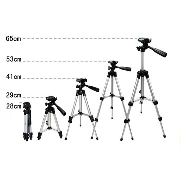 Gậy chụp hình Tripod 3310 kèm giá đỡ điện thoại