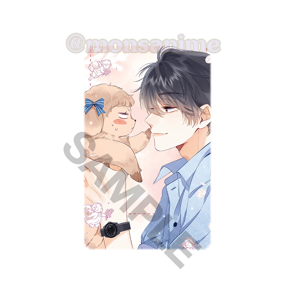 Ảnh card bo góc in hình VỤNG TRỘM KHÔNG THỂ GIẤU Tình Yêu Thầm Kín thẻ bo viền 5*8cm