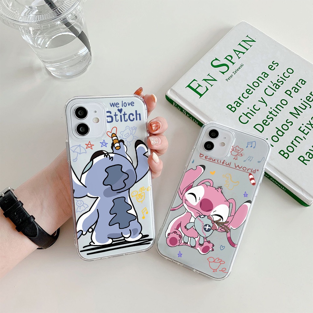 Ốp Điện Thoại Silicon Mềm Trong Suốt Họa Tiết Quái Vật Hoạt Hình Cho IPhone 11 12 13 Pro Max Mini XS Max X Xr 4 5 6 7 8 S + SE 2020