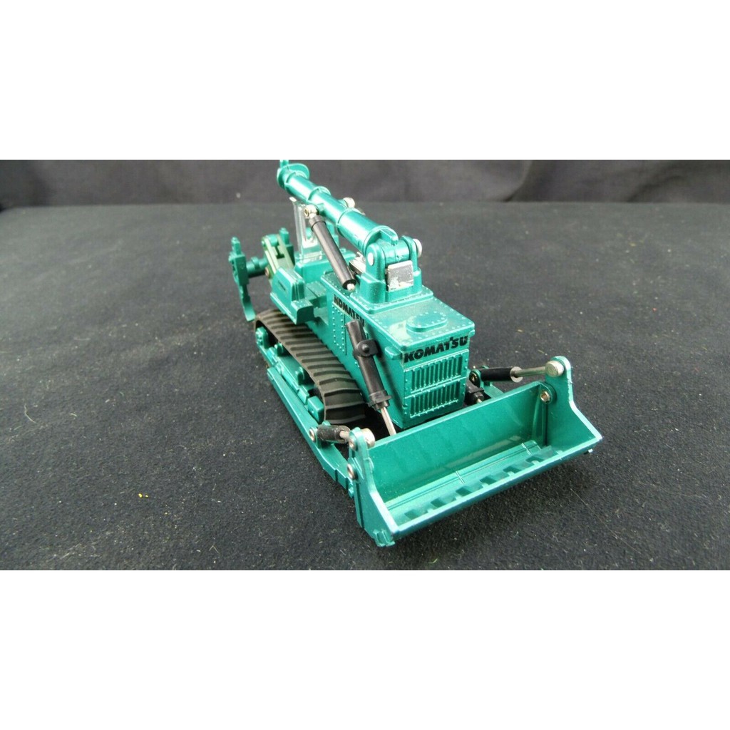 Mô hình máy ủi - xúc Shinsei Komatsu D155W Amphibious Bulldozer Mini Power 1:60 Made in Japan No box