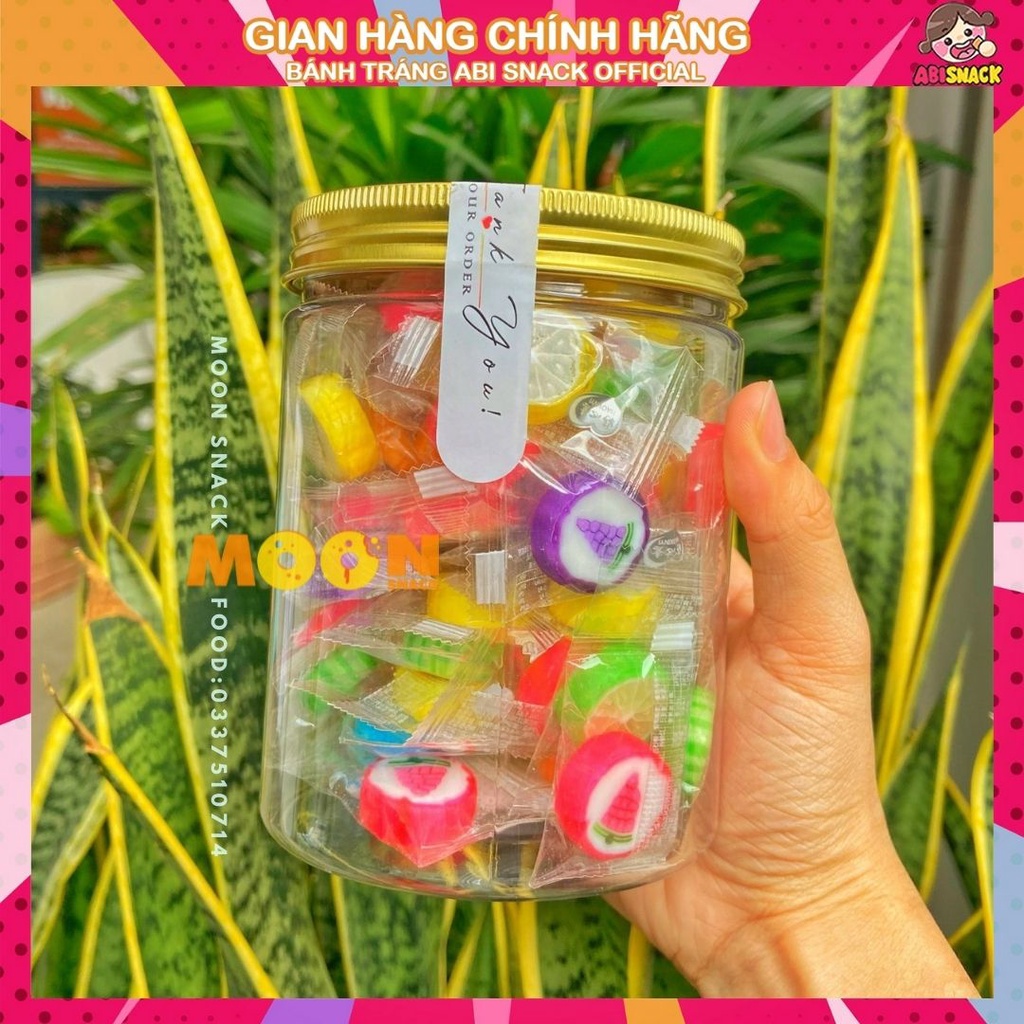 [KẸO TẾT] Kẹo cứng hương trái cây/ Kẹo cứng kim cương siêu ngon hủ sweet candy hủ 200g/300g