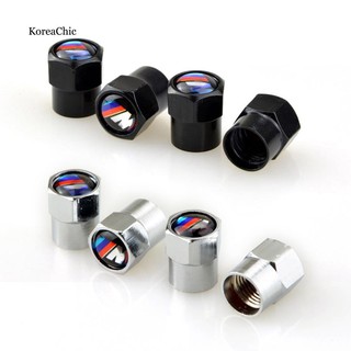 Set 4 nắp van lốp xe hơi chống bụi tiện dụng trang trí cho BMW