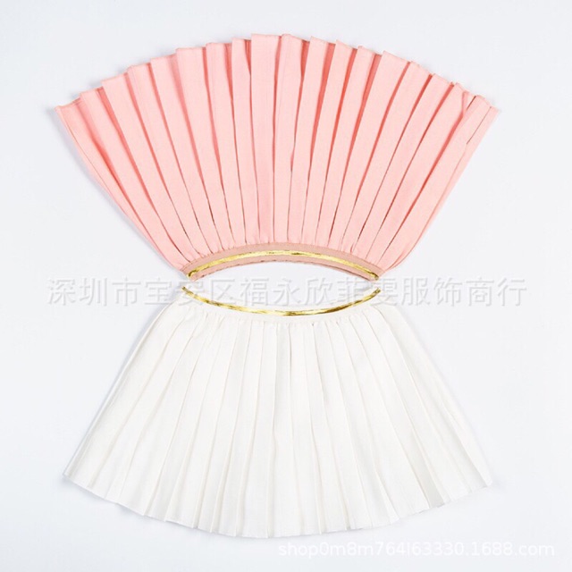 Chân váy xếp ly cho bé