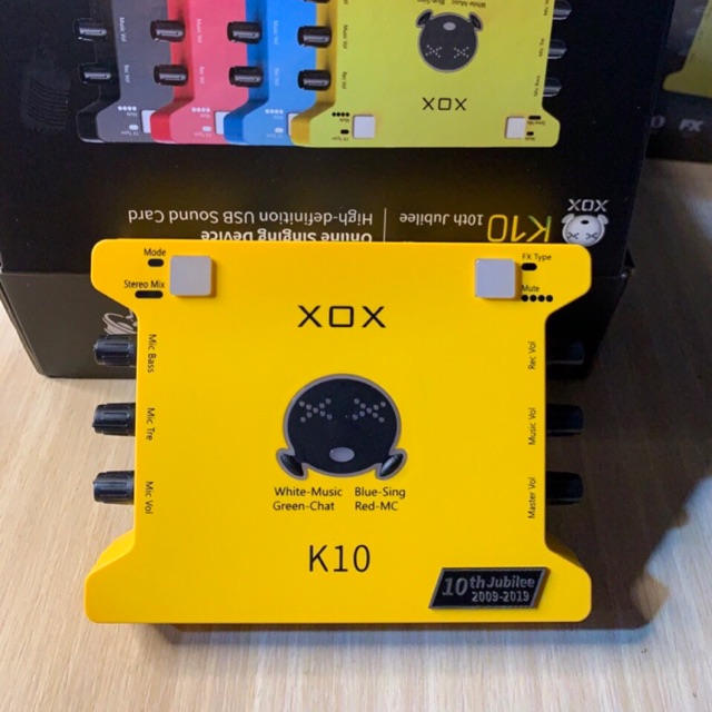 Sound card K10 bản nâng cấp 2020 , phiên bản kỉ niệm có hạn