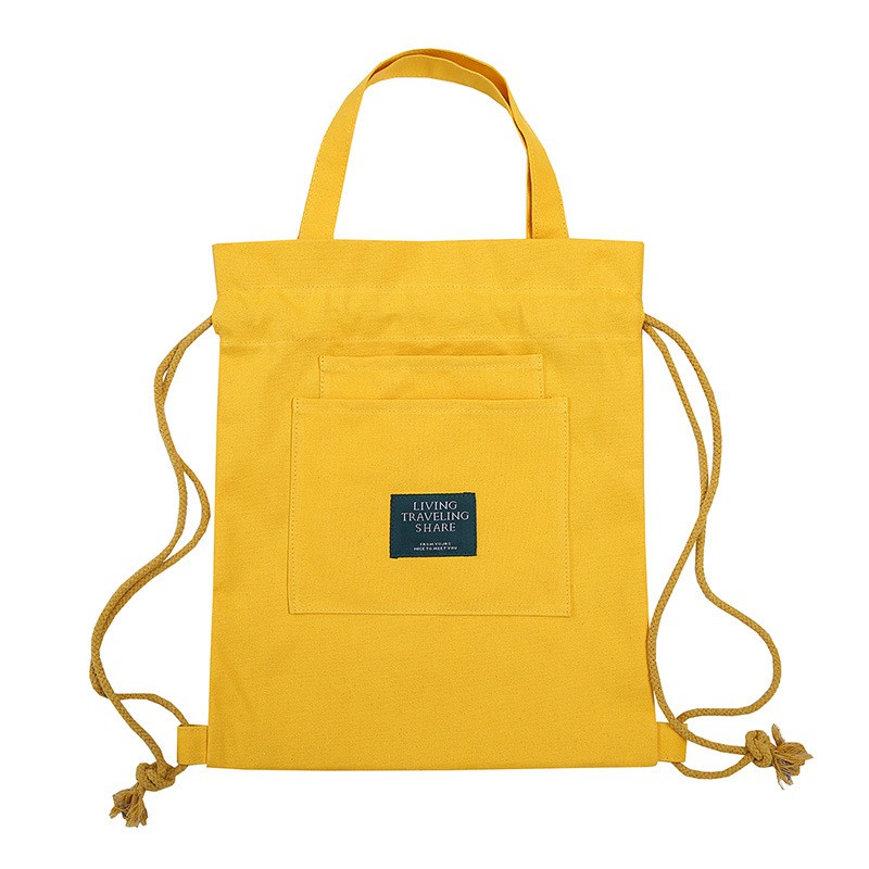 Túi vải bố canvas tote đựng đồ quần áo đeo vai balo thời trang giá rẻ TX35