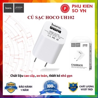 Củ Sạc Chính Hãng Hoco UH102 - Củ Sạc 1 cổng 5V/1A cho iPhone/Android - BH Chính Hãng 12 Tháng